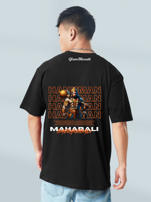 GLAMBHARATT HANUMAN OVERSIZE T-SHIRT - Image 3