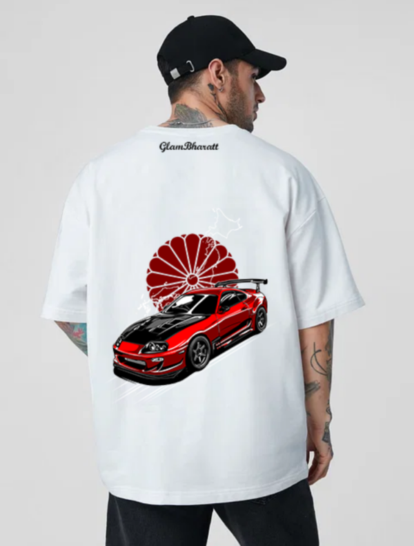 Red Supra Oversize T-Shirt - Image 5