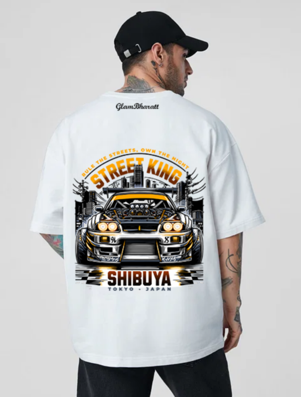 Shibuya Car Oversize T-Shirt - Image 5